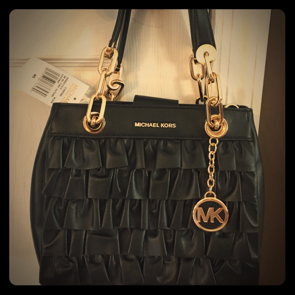 NWT! Michael Kors Leather Satchel